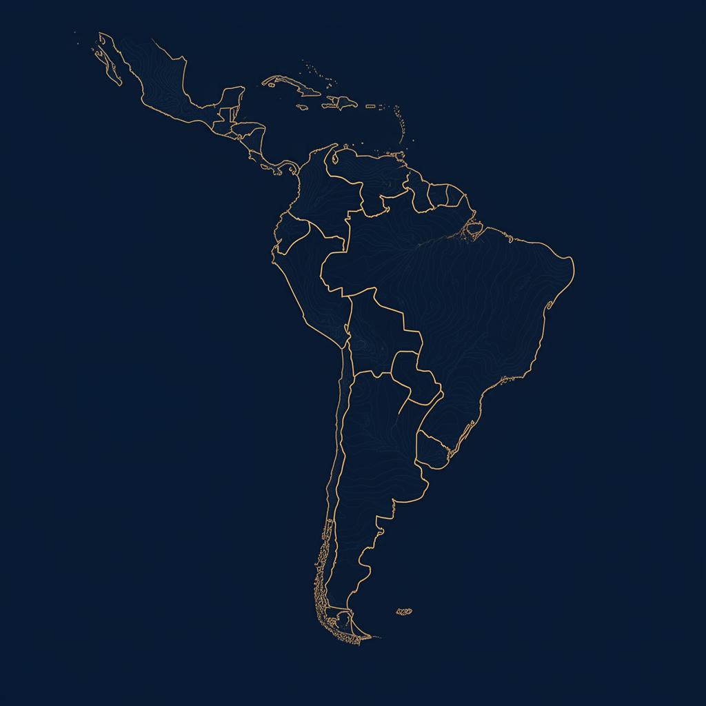 Mercosul Map